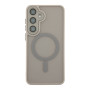 Чехол TPU+PC Magnetic Matte Camera Lens with Magsafe для Samsung Galaxy S25+ 5G (S936) Серый - фото 4