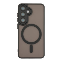 Чехол TPU+PC Magnetic Matte Camera Lens with Magsafe для Samsung Galaxy S25 5G (S931)