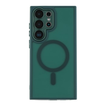 Чехол TPU+PC Magnetic Matte Camera Lens with Magsafe для Samsung Galaxy S25 Ultra 5G (S938)