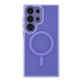 Чехол TPU+PC Magnetic Matte Camera Lens with Magsafe для Samsung Galaxy S25 Ultra 5G (S938) Фиолетовый - фото 2