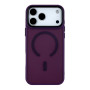 Чехол TPU+PC ShadowMat with MagSafe для iPhone 17 Pro Max Темно-Фиолетовый