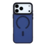 Чохол TPU+PC ShadowMat with MagSafe для iPhone 17 Pro Темно-Синій - фото 4