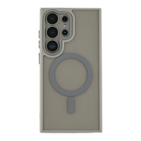 Чехол TPU+PC Magnetic Matte Camera Lens with Magsafe для Samsung Galaxy S23 Ultra 5G (S918)