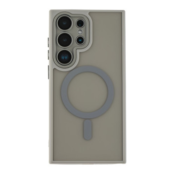 Чехол TPU+PC Magnetic Matte Camera Lens with Magsafe для Samsung Galaxy S23 Ultra 5G (S918)