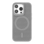Чехол TPU+PC AeroCool with MagSafe для iPhone 14 Pro Max Серый - фото 2