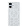 Чехол TPU+PC AeroCool with MagSafe для iPhone 16 Белый - фото 3