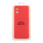 Чехол Silicone Cover Full Camera (A) для Motorola E13 Красный - фото 2