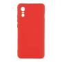 Чехол Silicone Cover Full Camera (A) для ZTE A31 Plus Красный - фото 2