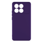 Чехол Silicone Cover Full Camera (A) для Xiaomi Poco F6 Pro Фиолетовый - фото 4