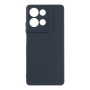 Чехол Silicone Cover Full Camera (A) для Motorola Edge 50 Pro Темно-Синий - фото 2