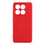 Чехол Silicone Cover Full Camera (A) для Xiaomi 14T Pro Красный - фото 3