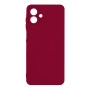 Чехол Silicone Cover Full Camera (A) для Samsung Galaxy A07 (A075) Бордовый - фото 8