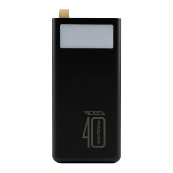 УМБ Ridea RP-D40L+ Phoenix40+ PD/QC 3.0 20W digital display + lamp 40000 mAh