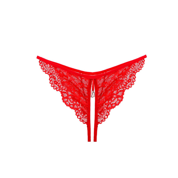 Трусики с открытым доступом Naomi Red