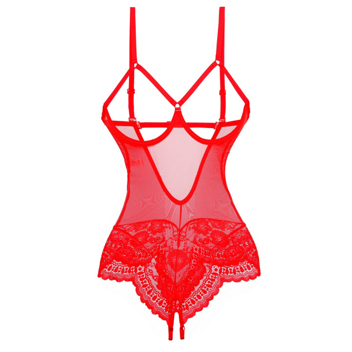 Боди Mood Red с открытым доступом