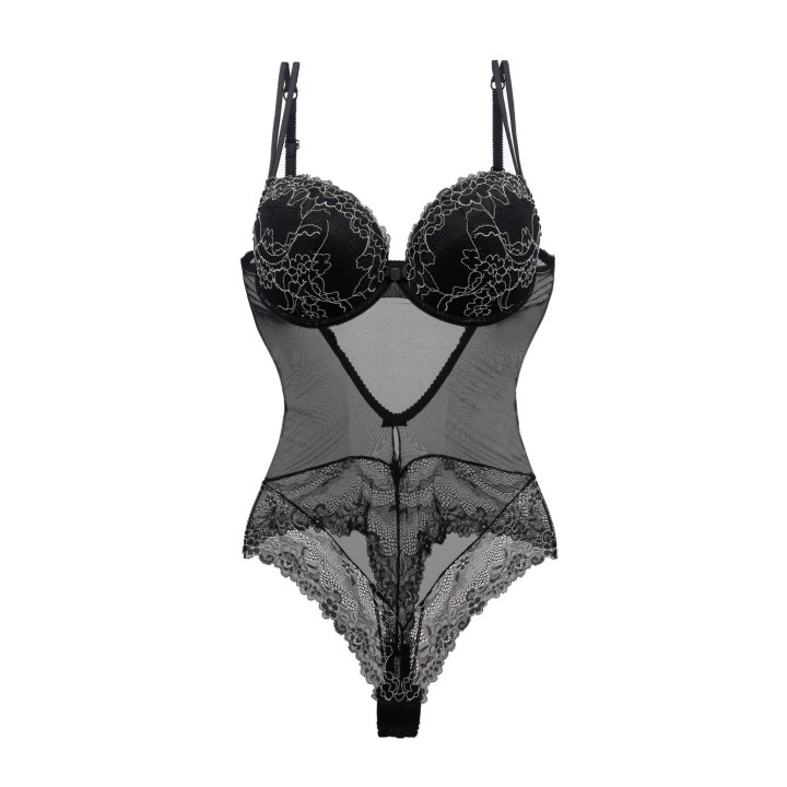 Боди Spicy Black/Silver