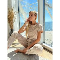 Велюрова Піжама Aurora Beige