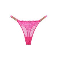 Стринги с декоративной цепочкой Hot Pink