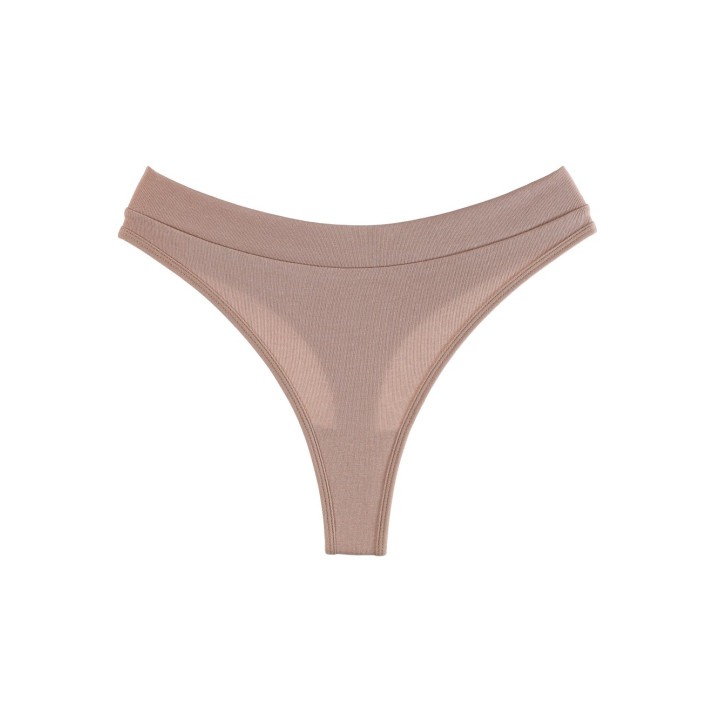 Бавовняні стрінги Beige