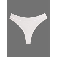 Хлопковые стринги White