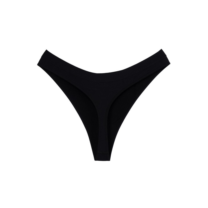 Бесшовні трусики one size Black арт. 6616